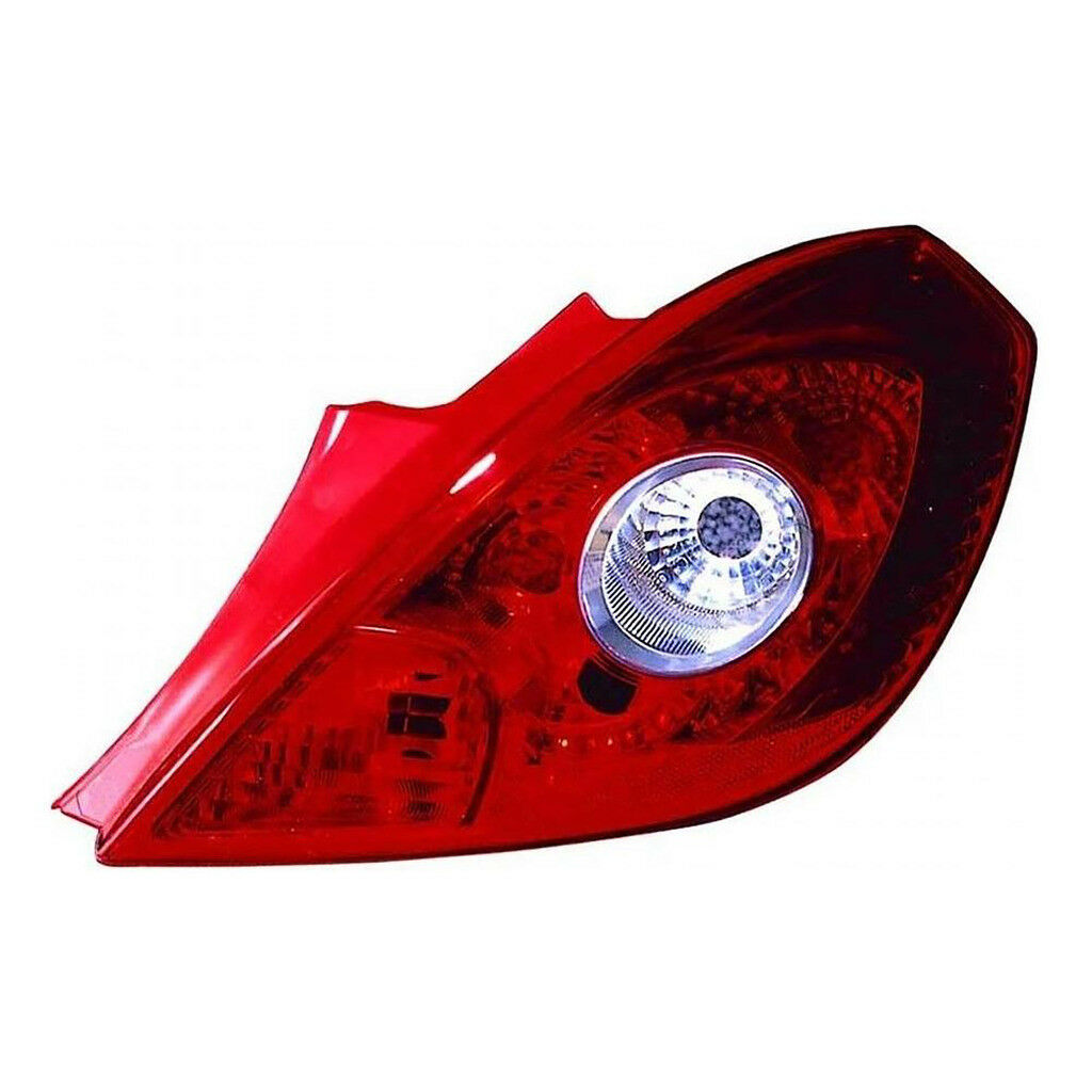 For Vauxhall Corsa D 3 Door 1/2011-4/2015 Rear Tail Light Clear ...