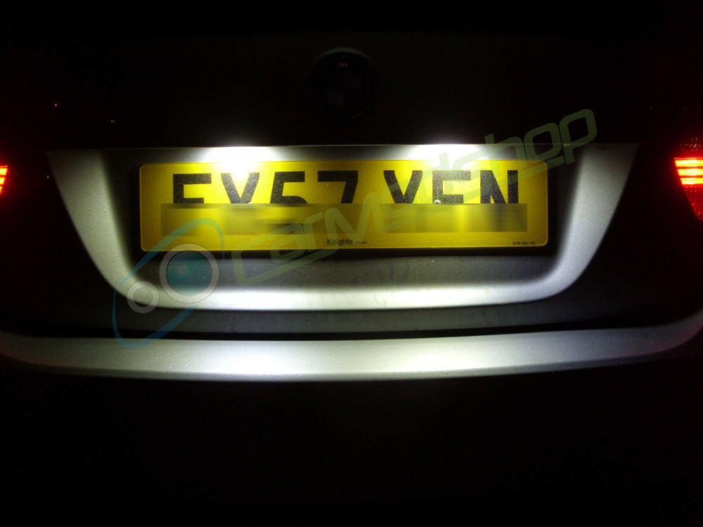 passat b6 led number plate lights