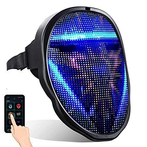 led mask with bluetooth programmable