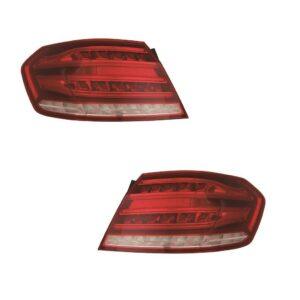 For Mercedes E Class W212 Saloon 2/2013-On Led Outer Rear Tail Lights Lamps Pair
