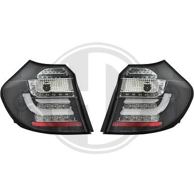 Smoked LED back rear tail lights for BMW 1 Series E87 2007-11 - Car Mod Shop