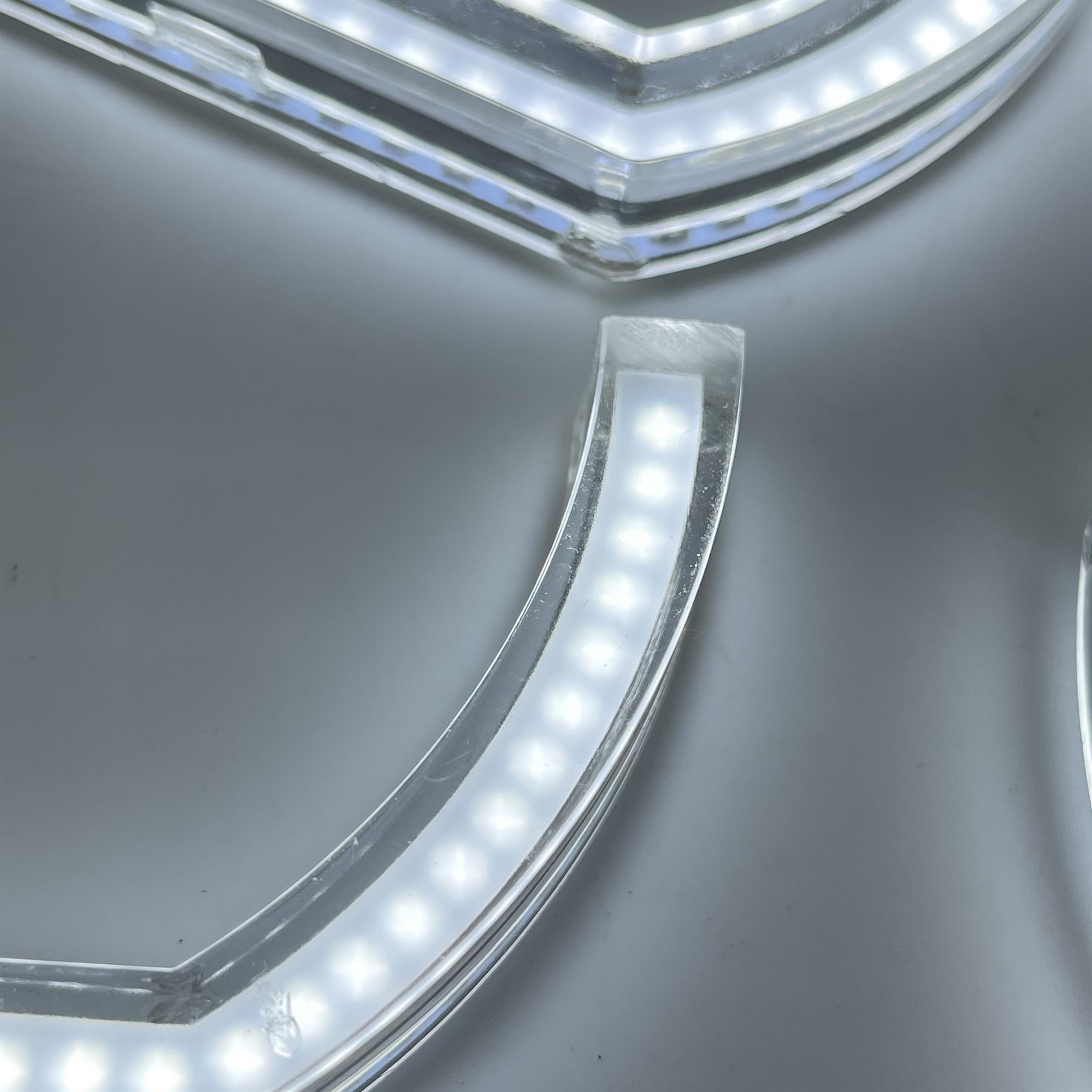 M4 C-Shape style LED Halo Angel eye rings x 4 for BMW E9x E8x F30