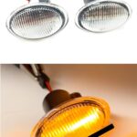 LED Side Marker / Repeaters lights Clear For Fiat Abarth 500, 595, 695 (Typ 312)
