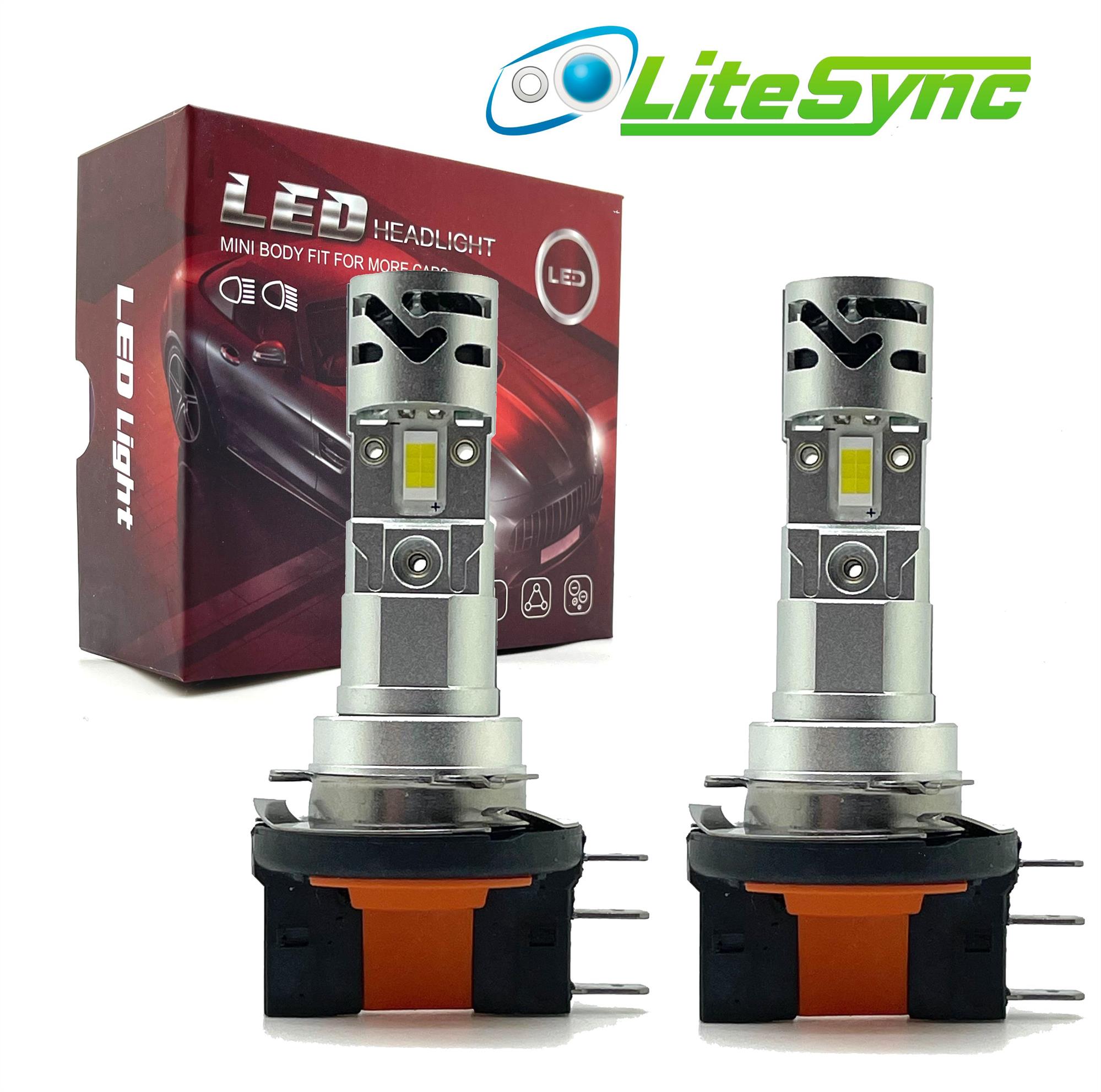 Bmw 7451h7 Led Headlight Bulbs 20000lm 100w Canbus Error-free For