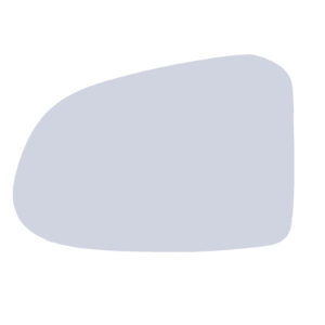 For Hyundai Santa Fe 18> HEAT CONV wing mirror glass Left side