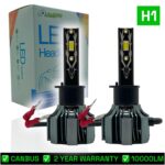 LiteSync N1 LED Headlight Bulbs Kit 10000 Lumens! 12v Canbus Error Free 72w H1